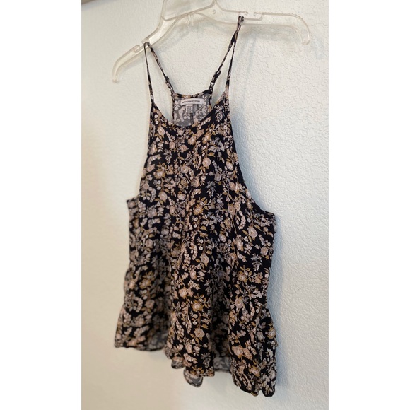 American Eagle Floral High-Low Racerback Tank - Picture 5 of 7